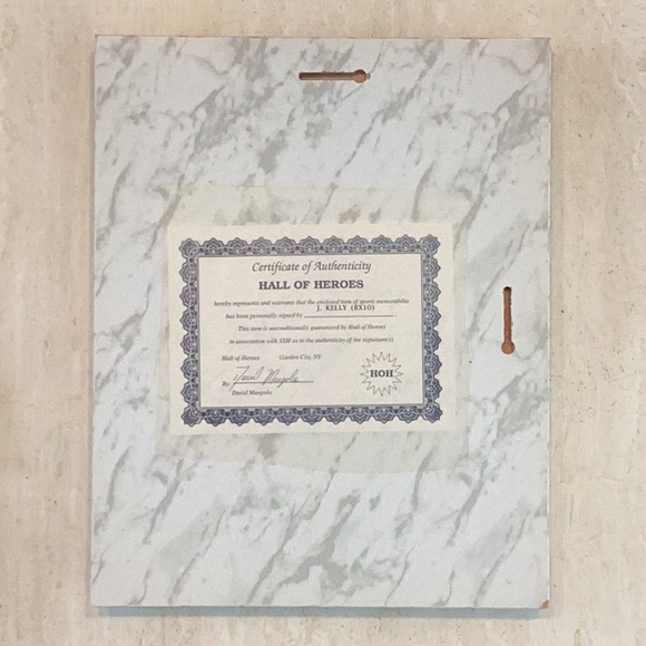 Buffalo Bills Jim Kelly Signed Autographed Photo Plaque Quarterback Certificate - Picture 8 of 16